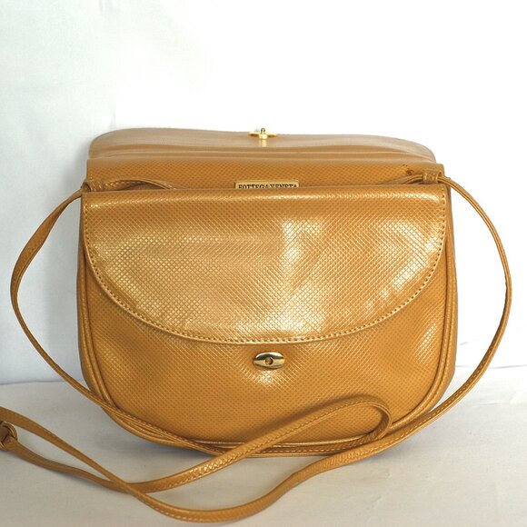 Bottega Veneta Small Tan Leather Bag - Italy - Picture 3 of 7